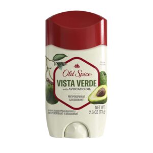 Old Spice Men's Antiperspirant & Deodorant Vista Verde Avocado Oil, 2.6oz (Pack of 3)