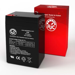 AJC Battery Compatible with RiiRoo Licensed Audi TT RS 6V 5Ah Ride-On Toy Battery