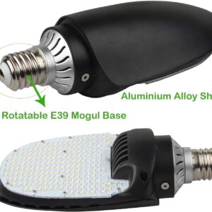 115W LED Corn Retrofit Lamps, Rotatable E39 Mogul Base, 5000K 15500 LM (400-500W MH Equiv.) 180° Commercial LED Paddle Bulb for Retrofitting Parking Lot Wall Pack Flood Lighting Fixtures (8)