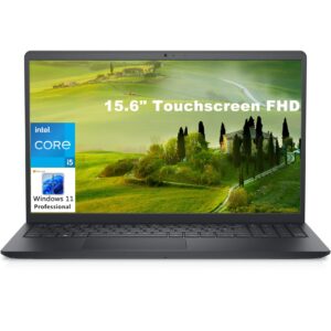 dell inspiron 15 3000 3520 15.6" touchscreen fhd business laptop computer, intel core i5-1155g7 (beat i7-10710u), 16gb ddr4 ram, 1tb pcie ssd, 802.11ac wifi, bluetooth, black, windows 11 pro s