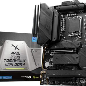 MSI MAG Z790 Tomahawk WiFi DDR4 Gaming Motherboard (Supports 12th/13th Gen Intel Processors, LGA 1700, DDR4, PCIe 5.0, M.2, 2.5Gbps LAN, USB 3.2 Gen2, Wi-Fi 6E, ATX)