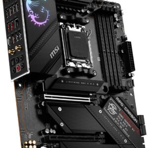 MSI MPG B650 Carbon WiFi Gaming Motherboard (AMD AM5, ATX, DDR5, PCIe 4.0, M.2, SATA 6Gb/s, USB 3.2 Gen 2, HDMI/DP, Wi-Fi 6E, AMD Ryzen 7000 Series Desktop Processors)