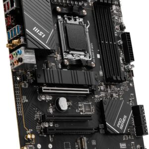 MSI PRO B650-P WiFi ProSeries Motherboard (AMD AM5, ATX, DDR5, PCIe 4.0, M.2, SATA 6Gb/s, USB 3.2 Gen 2, HDMI/DP, Wi-Fi 6E, AMD Ryzen 7000 Series Desktop Processors)