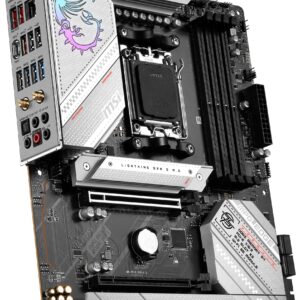 MSI MPG B650 Edge WiFi Gaming Motherboard (AMD Ryzen 9000/8000/7000 Series Processors, AM5, ATX, DDR5, PCIe 4.0, M.2, SATA 6Gb/s, USB 3.2 Gen 2, HDMI/DP, Wi-Fi 6E, Bluetooth 5.3, ATX)