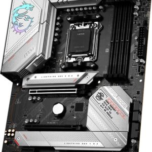 MSI MPG B650 Edge WiFi Gaming Motherboard (AMD Ryzen 9000/8000/7000 Series Processors, AM5, ATX, DDR5, PCIe 4.0, M.2, SATA 6Gb/s, USB 3.2 Gen 2, HDMI/DP, Wi-Fi 6E, Bluetooth 5.3, ATX)