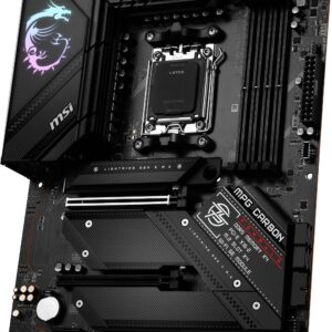 MSI MPG B650 Carbon WiFi Gaming Motherboard (AMD AM5, ATX, DDR5, PCIe 4.0, M.2, SATA 6Gb/s, USB 3.2 Gen 2, HDMI/DP, Wi-Fi 6E, AMD Ryzen 7000 Series Desktop Processors)