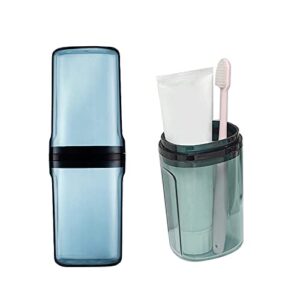 travel toothbrush cup case,toothbrush holder with cover,portable toothbrush toothpaste storage carrier container for travel camping home school business trip bathroom