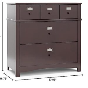 Graco Clara Customizable 3 Drawer Dresser – GREENGUARD Gold Certified, Dresser For Nursery, 3 Drawer Dresser, Kids Dresser, Nursery Dresser Drawer Organizer, Chest of Drawers