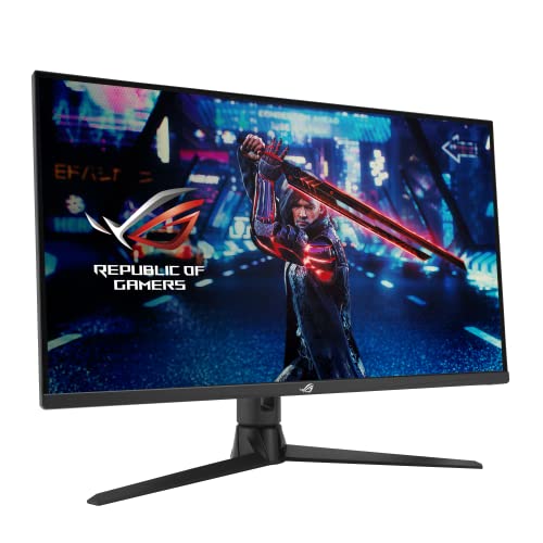 ASUS ROG Strix 32” 1440P Gaming Monitor (XG32AQ) - QHD (2560 x 1440), Fast IPS, 175Hz (OC), 1ms, G-SYNC compatible, Variable Overdrive, Eye Care, DisplayHDR 600, DisplayPort, HDMI, USB, 96% DCI-P3