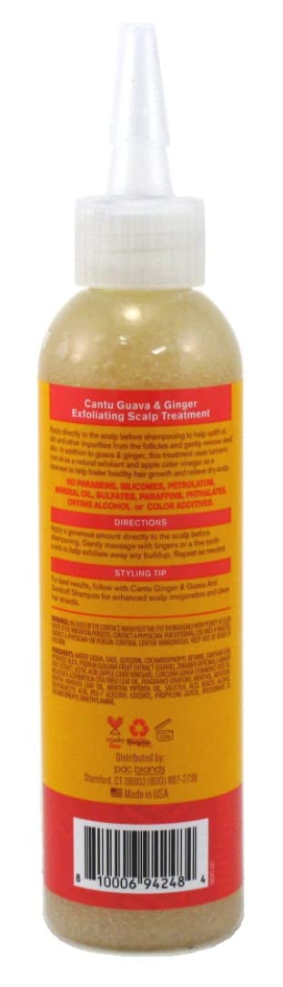 Cantu Guava & Ginger Pre-Poo Treatment 6 Ounce (180ml) (Pack of 3)