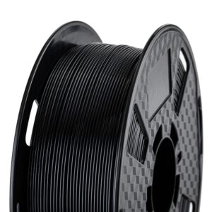 HZST3D 3D Printer Black PETG Filament 1.75mm 1KG 3D Material Printing Filament (Black)