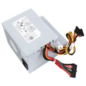 Upgraded New F255E-01 255W Power Supply Compatible with Dell Optiplex 580 760 780 960 980 DT PSU Replacement Parts D255P-00 AC255AD-00 L255P-01 V6V76 RM110 FR597 for Dell Power Supply