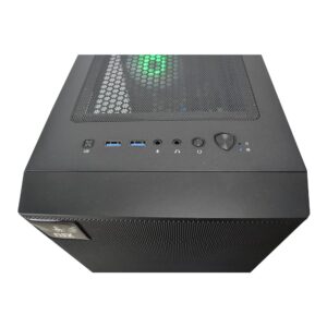 NSX GAMING PC Gaming Desktop Gamer Computer Intel Core I5 10400F, GeForce RTX 2060 6GB, 16 GB Ram (2x8) 480 Gb SSD, USB-C WiFi, Hdmi, Mouse and Keyboard Gamer, Win 11 Home