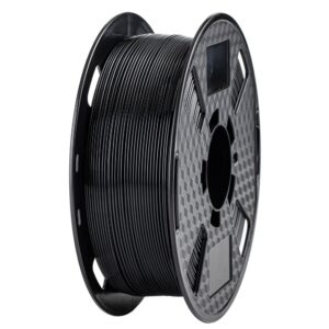 HZST3D 3D Printer Black PETG Filament 1.75mm 1KG 3D Material Printing Filament (Black)