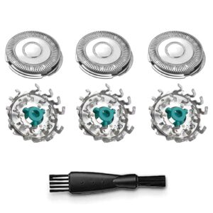 Gleway SH70 Replacement Heads Compatible with Philips Electric Shavers Series 7000, Razor Replacement S7370 S7371 S7720 S7710 S7530 and Shaver SW7700 Upgraded SH70 Blades 3PCS