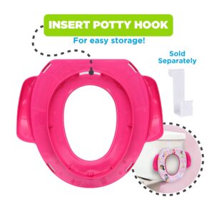 Disney Princess "Loving Life" 2 Piece Essential Potty Training Set - Soft Cushion, Baby Potty Training, Safe, Easy to Clean, Step Stool