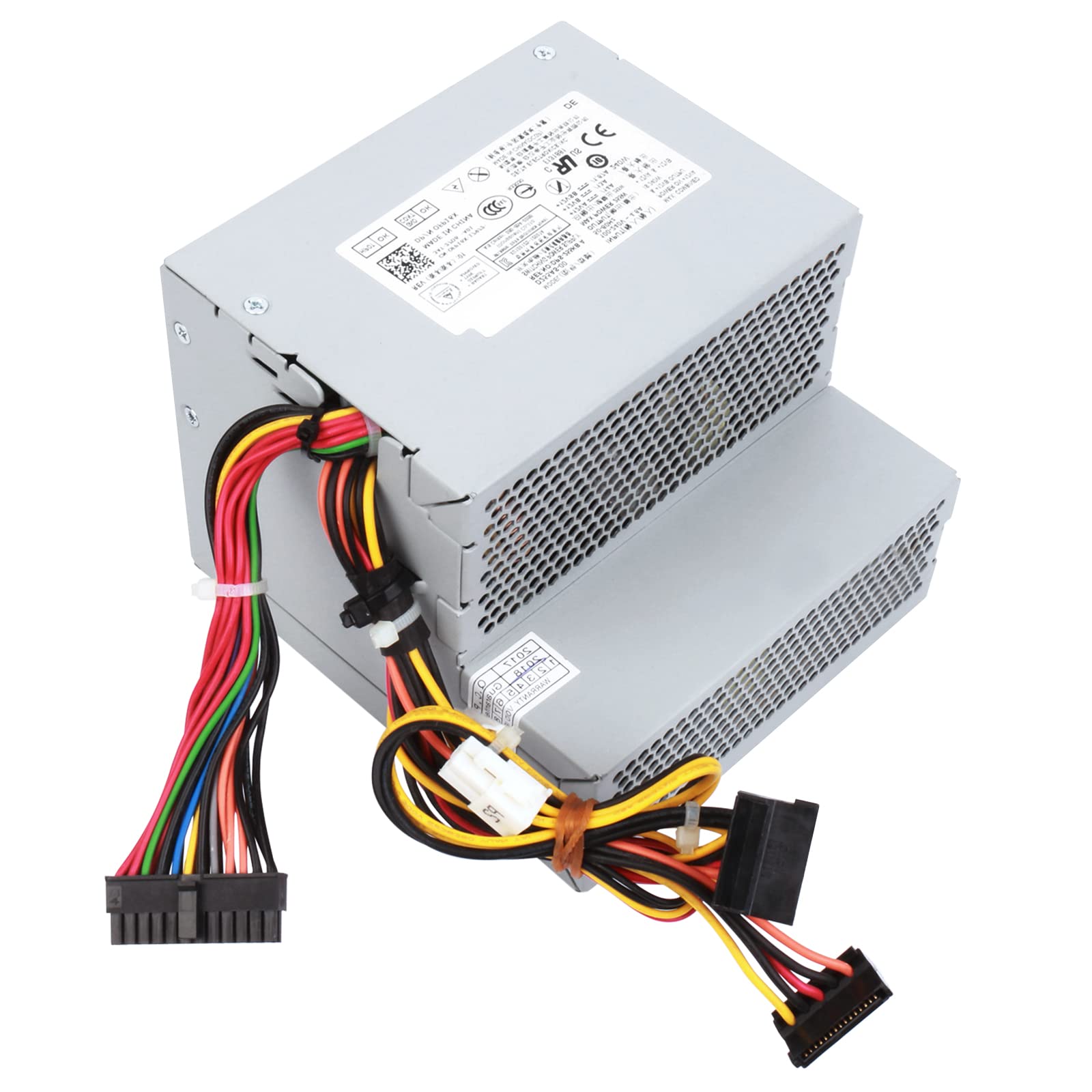 Upgraded New F255E-01 255W Power Supply Compatible with Dell Optiplex 580 760 780 960 980 DT PSU Replacement Parts D255P-00 AC255AD-00 L255P-01 V6V76 RM110 FR597 for Dell Power Supply