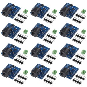 aoicrie 12pcs dc power shield v1.1.0 for wemos d1 mini shield development board dc power supply screen module