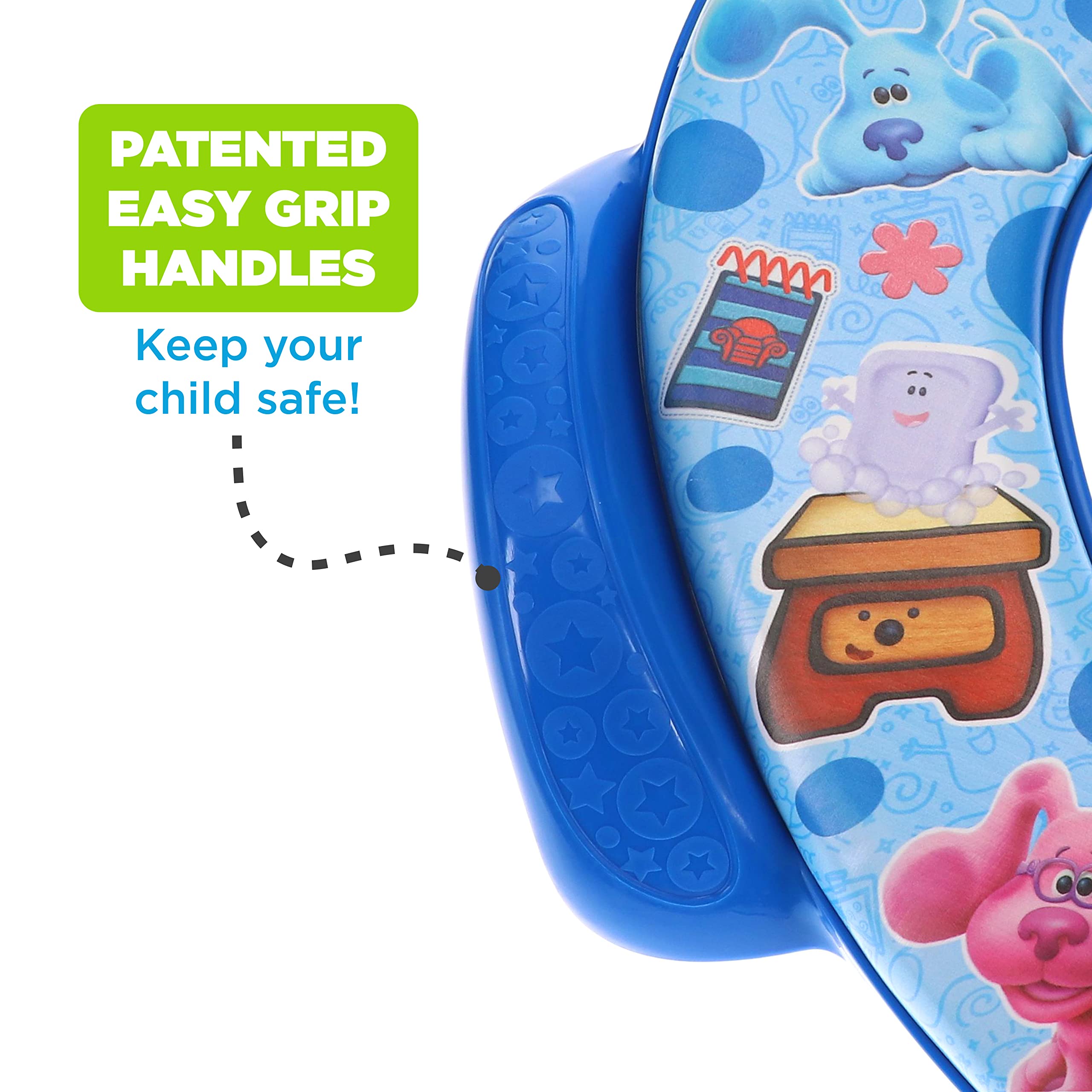 Nickelodeon Blue's Clues Soft Potty Seat and Potty Training Seat - Soft Cushion, Baby Potty Training, Safe, Easy to Clean