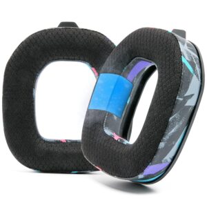 a50 wc freeze a50 - cooling gel replacement earpads for astro a50 gen 4 and astro a50x only, made by wicked cushions, improved durability, thickness and sound isolation | 90's black