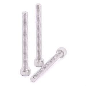 M6-1.0 x 75mm (12 Pcs) Socket Head Cap Screws, 304 Stainless Steel 18/8, Full Thread, Coarse Thread, DIN912