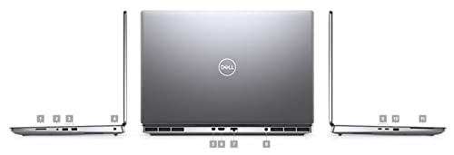 Dell Precision 7760 Workstation Laptop | 17.3" 1920x1080 FHD | Core i7-11800H - 512GB SSD Hard Drive - 64GB RAM | 8 cores @ 4.6 GHz Win 11 Pro Silver