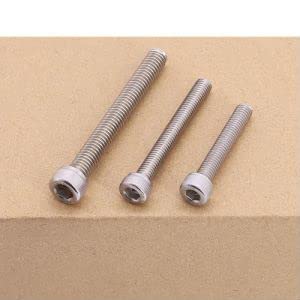 3/8-16 x 1-3/4" (10 Pcs) Socket Head Cap Screws, 304 Stainless Steel 18/8, Full Thread, Coarse Thread, ASME B18.3-1