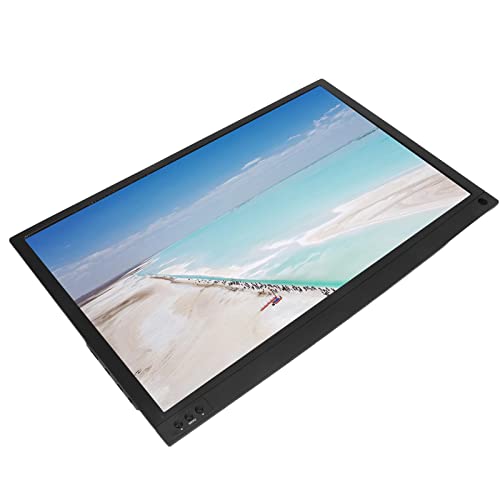 Fydun Portable Touchscreen Monitor, 15.6in 1080P IPS HDR Display Gaming Monitor for Phone Computer Playing Games Plastic