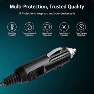 Jantoy DC Car Power Cord Adapter Compatible with Yaesu Standard EDC6 E-DC6 E-DC-6 Horizon Power PSU