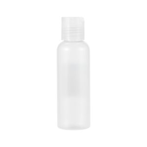 Daylogic Disc Bottle, Container For Shampoo, Conditioner, & Lotion, Clear, Plastic Bottles, Disc Top Cap, Refillable & Reusable, TSA Approved, Travel-Friendly & Multipurpose, 3 oz., 1 Count