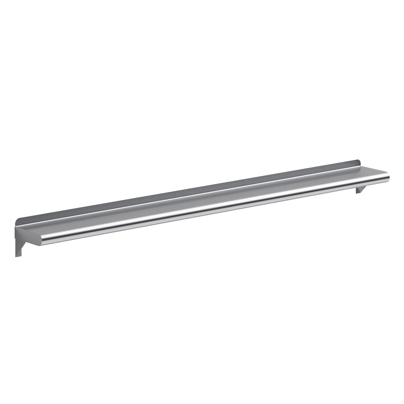 AmGood 6" X 60" Stainless Steel Wall Shelf | Metal Shelving | Garage, Laundry, Storage, Utility Room | Restaurant, Commercial Kitchen | NSF