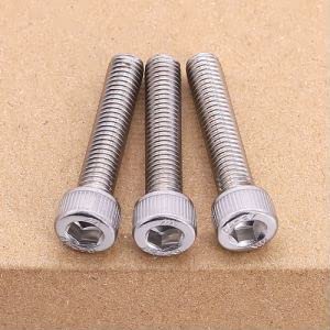 10-24 x 3/4" (50 Pcs) Socket Head Cap Screws, 304 Stainless Steel 18/8, Full Thread, Coarse Thread, ASME B18.3-1