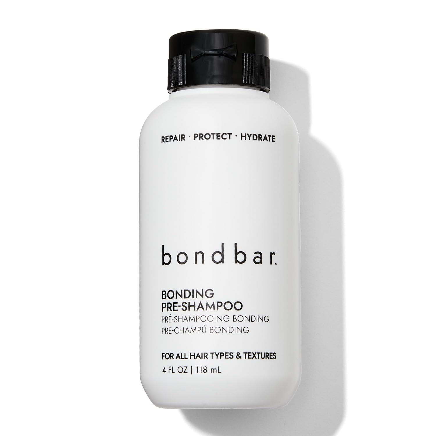 Bondbar Pre-Shampoo Repair Treatment for Damaged Hair, Reduces Breakage & Frizz, Moisturizes & Adds Shine, Strengthens All Hair Types & Textures, Vegan, Cruelty-Free, 4 Fl. Oz.