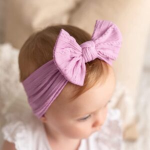 WZT 21PCS Baby Nylon Headbands 7 styles Hairbands Hair Bow Elastics for Girl headbands with bows Newborns Infant Toddlers