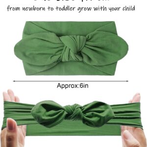 WZT 21PCS Baby Nylon Headbands 7 styles Hairbands Hair Bow Elastics for Girl headbands with bows Newborns Infant Toddlers