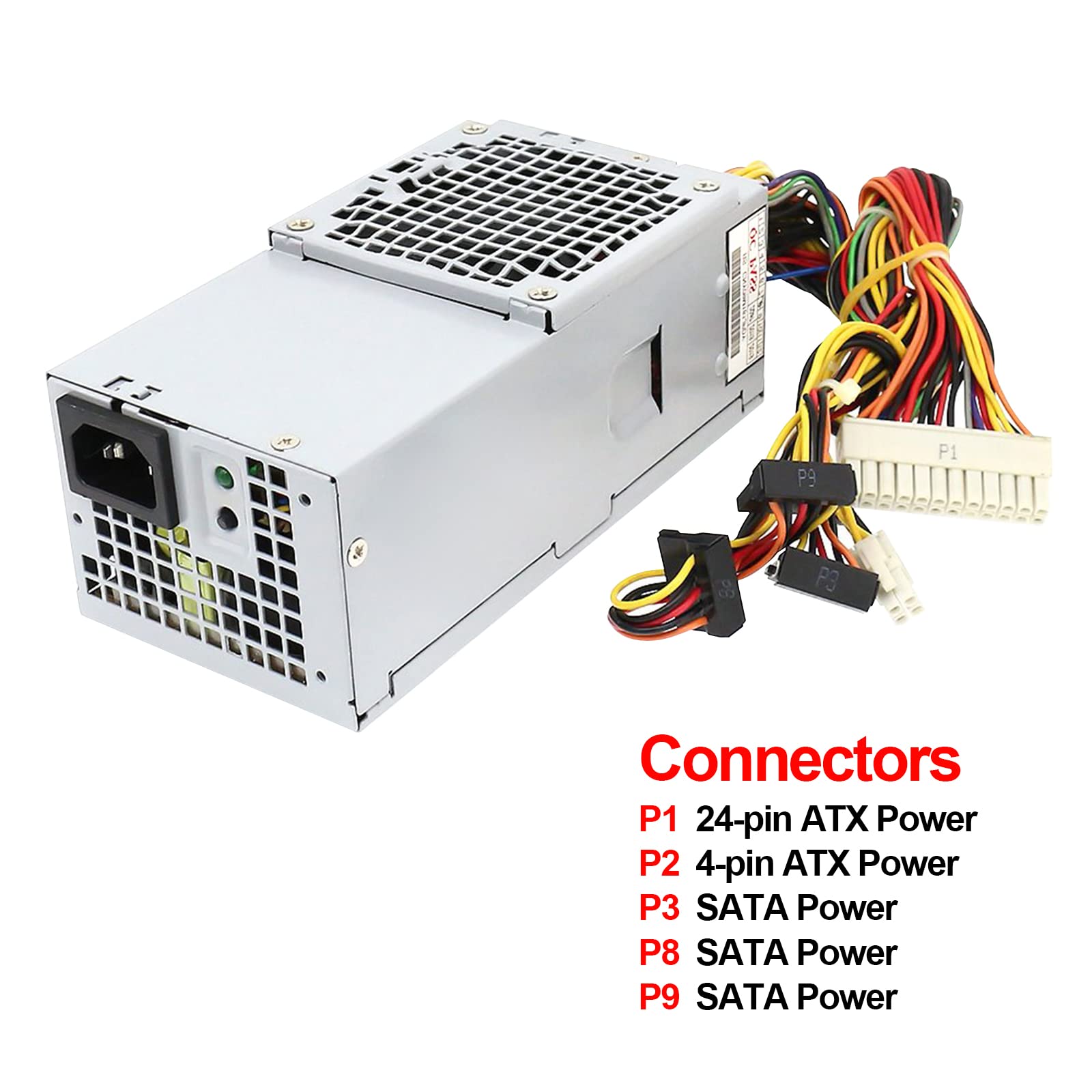 Upgrade D250AD-00 H250ad-00 250W Power Supply F250AD-00 Fit for Dell Optiplex 390 3010 Inspiron 530s 537s 540s 545s 546s 560s 570s 580s Vostro 200s 220s 230s 400s Studio 540s Slim DT System L250NS-00