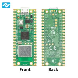 Vis Viva Raspberry Pi Pico W (Wireless, WiFi) + Raspberry Pi Logo Sticker (1Pack, Wireless)