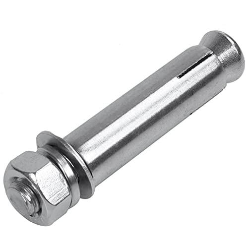 Expansion Screw, Stainless Steel Expansion Bolts, Screws, Screws,Expansion Bolts M8x60mm Wall Concrete Brick Expansion Screws Closed Hook Anchor Bolts (Color : Silver) (Color : Silver)