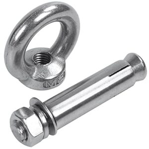 Expansion Screw, Stainless Steel Expansion Bolts, Screws, Screws,Expansion Bolts M8x60mm Wall Concrete Brick Expansion Screws Hook Anchor Bolts (Color : Silver) (Color : Silver) (Color : Silver)