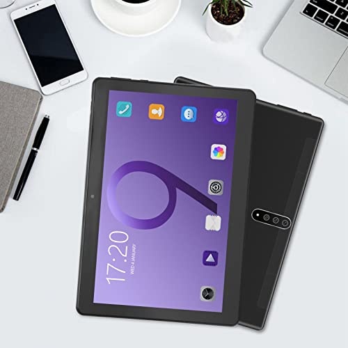 PUSOKEI Android Tablet PC,10.1in 1960x1080 IPS HD Display,2.4 5G Dual Band WiFi for Android11,4GB 64GB Memory,Dual Camera,Dual SIM Cards Calling Tablet PC,Bluetooth 5.0,GPS(Black)