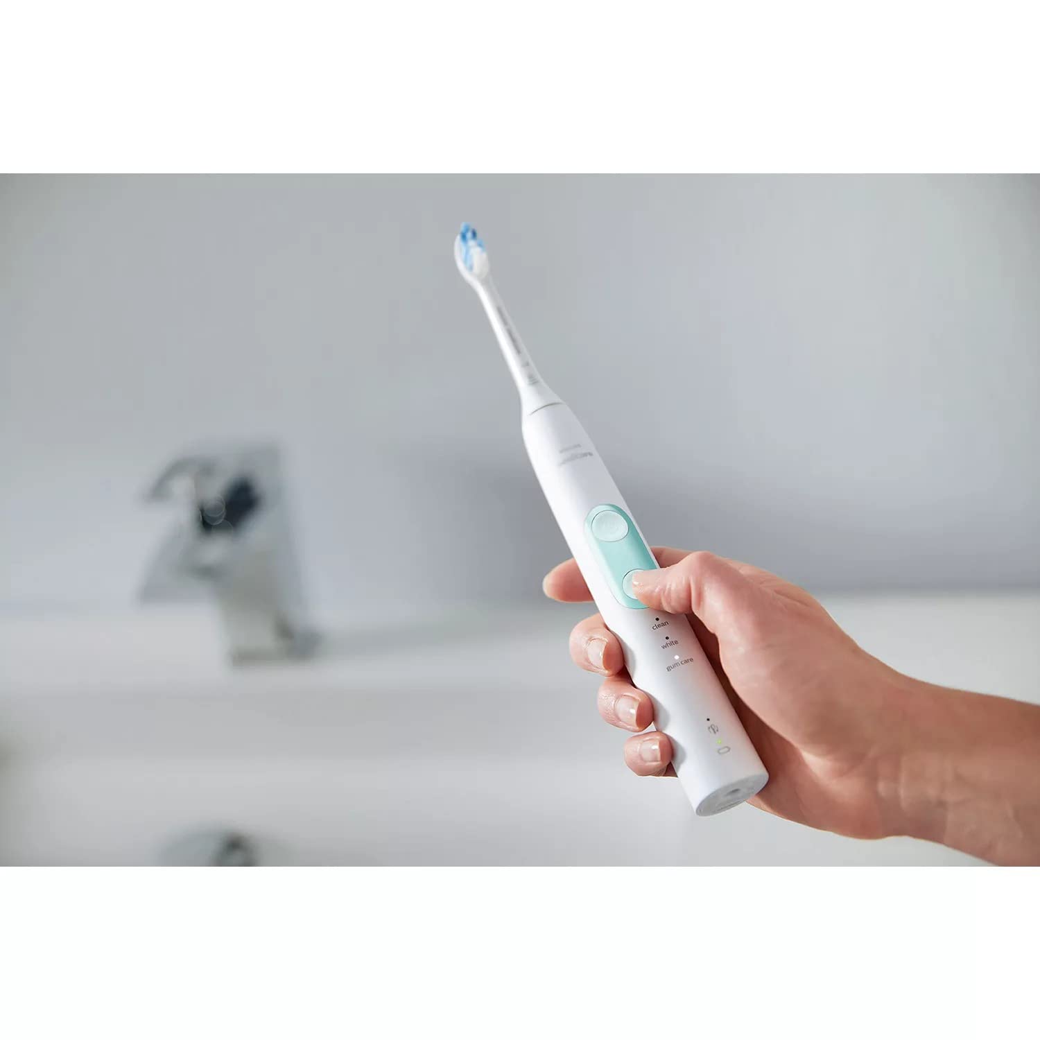 PHILIPS Sonicare 6100 ProtectiveClean Rechargeable Toothbrush, White (2 pk.)