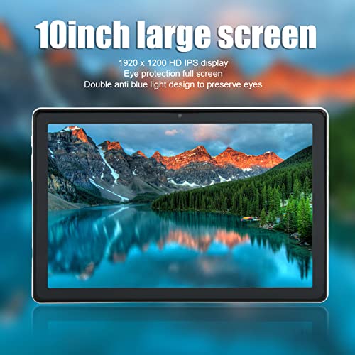 PUSOKEI 10 Inch Tablet PC for Android 11,1920x1200 IPS HD Display,6GB 128GB Storage,MT6711 10 Core CPU,Front 8MP Rear 20MP Camera,2.4G/5G Dual Band,8800mAh,BT5.0,GPS(White)