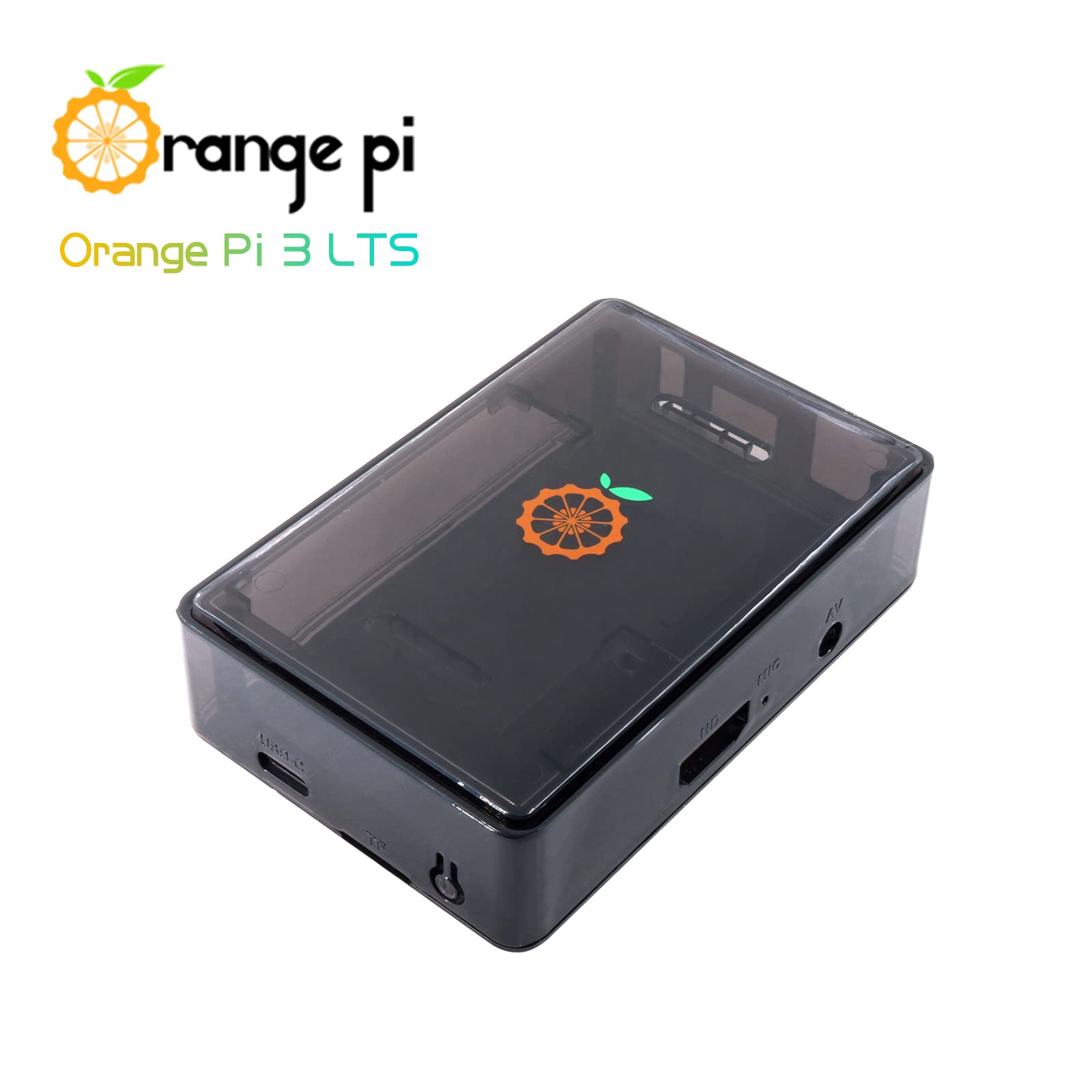 Orange Pi 3 LTS ABS Black Protective Case, Only Compatible with Orange Pi 3 LTS Single Board Computer