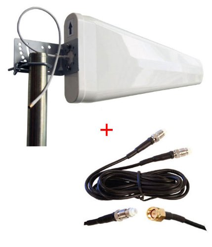 External Wide Band Log Periodic Yagi Antenna for Peplink Pepwave SpeedFusion Engine Directional Aerial 3G 4G LTE