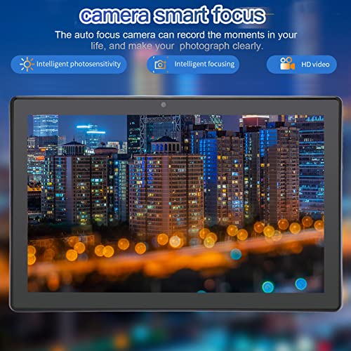 Zunate 10In Tablet for Android 10.0, 1200x1920 IPS HD Screen, 6GB RAM 256GB ROM, Octa Core CPU Processor, Dual SIM 4G Calling Tablet, 5G WiFi Tablet PC (Blue)