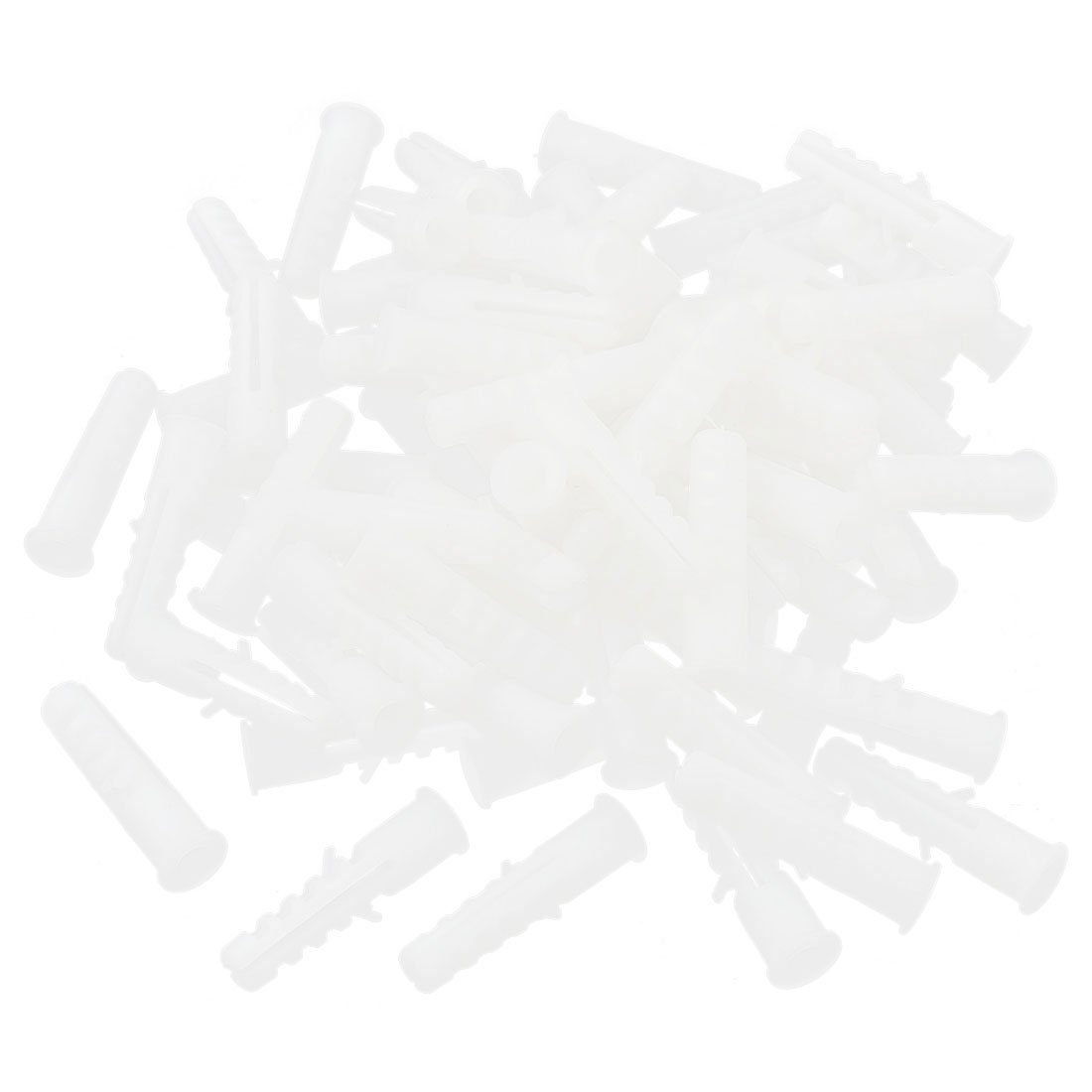 Qtqgoitem 500 Pcs Plastic 7.5mm Particleboard Screws Expansion Nail Bolt White 10mm x 40mm (model: a8b 069 85a 5de 5d9)