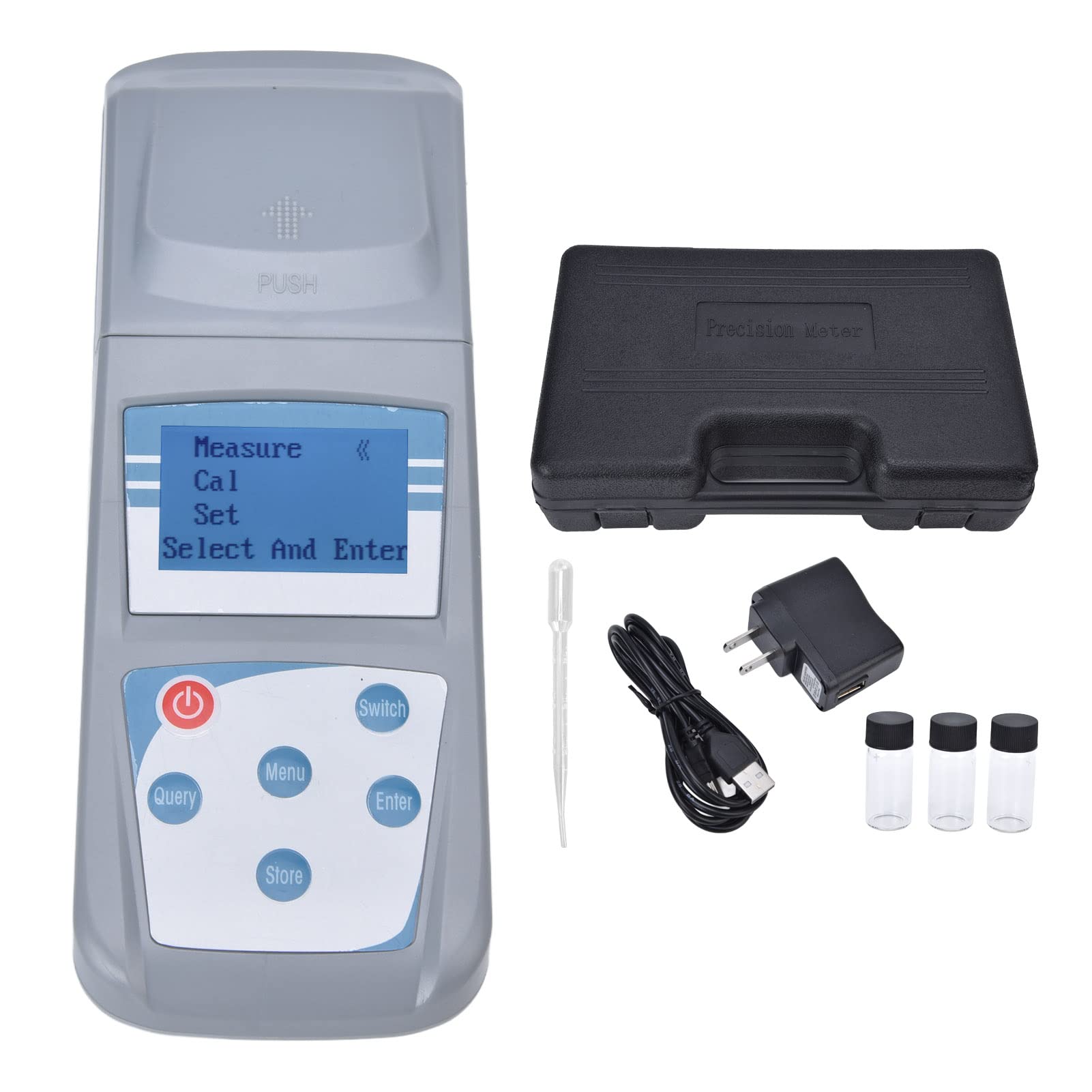 Handheld Digital Turbidity, with Backlit LED Display, High Accuracy Clear Display, Exquisite Workmanship, Portable Turbidimeter for Swimming, Laboratory, Water Works