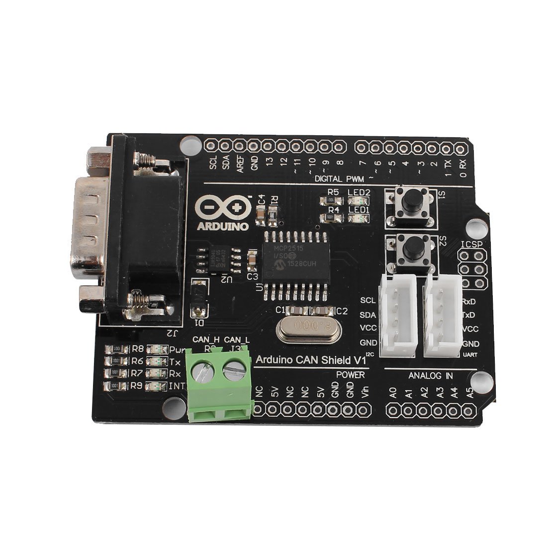 Qtqgoitem CAN-B Expansion Development Learning Board Singlechip (model: 158 36f fde 2c6 a64)