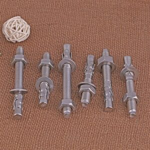 Expansion Screw, Stainless steel expansion bolts, screws, screws, Screws, Screws 304 Stainless Steel Expansion Screw Expansion Bolt car Bolt m6m8m10m12m16 2Pcs (Color : 50mm, Size : M16) (Color : 150m