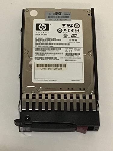 New 507284-001 507127-B21 300GB 6G SAS 10K 2.5in DP ENT HDD | Free Domestic & International Shipping